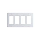 Plaque décorative pour quatre dispositifs Ortech 8524