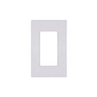 Plaque décorative sans vis pour un dispositif Ortech 8591 blanc