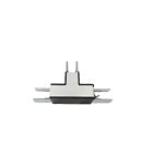 Ortech ALS-T-CONN-BK Noir Connecteur en T pour bande lumineuse linéaire architecturale