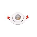 Ortech DISC4FL-GM-WH 9W encastré lampe à cardan