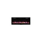 Ortech LEDFP-50 Noir 50" Foyer électrique Wattage Sélectionnable