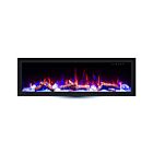 Ortech LEDFP-52BIF Wattage sélectionnable 52" Noir Electric Fireplace