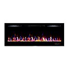 Ortech LEDFP-72 Noir 72" Foyer électrique Wattage Sélectionnable