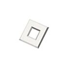Anneau de garniture carré pour mini lumière d'escalier / de patio Ortech RDT12-3WH blanc