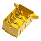 Ortech SGP03 Three Gang Non-Metallic Switch et Outlet Boîte
