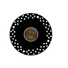 Encastré rond sans garniture avec température CCT au choix Ortech SLIM-TL2-5CCT 8W Blanc/Noir (3 Broches)