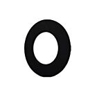 Anneau 4" pour SLIM 4BP Ortech SLIM4BP-RING-BK noir