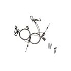 Kit de suspension (3pcs/lot) pour OL4-ST8FT 347V Ortech SUS-KITS-8FT 8'