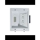 Kit de connexion TV à encastrer au mur Ortech TV-8891R