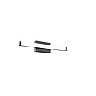 Ortech VNT-B22-5CCT-BK 18W Noir Luminaire de vanité CCT sélectionnable