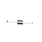Ortech VNT-B34-5CCT-BK 25W Noir Luminaire de vanité CCT sélectionnable