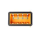 Interrupteur et boîtier de prise non métallique étanche, 4 dispositifs Ortech WPB05
