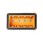 Interrupteur et boîtier de prise non métallique étanche, 4 dispositifs Ortech WPB05