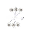Lotus LED 6P-AD108-4K-D-H-WH 1W 1" Blanc LED Lampe à pince (paquet de 6)