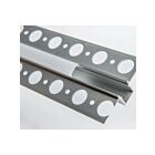 Picovolt PVAC-F18 Argenté avant pose sur cloison sèche Profilé en aluminium