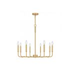 Chandelier Abner Quoizel Lighting ABR5028MBK 480W 8-Lumières Noir mat