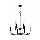 Lustre Abner Quoizel Lighting ABR5128MBK 720W 12 Lumières Noir mat