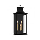 Quoizel Lighting ABY8409MBK 3-Lights Noir mat 180W Abernathy Lanterne d'extérieur