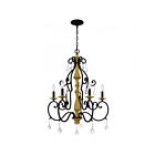 Lustre Althea Quoizel Lighting AEA5026MBK 300W 5 Lumières Noir mat