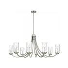 Quoizel Lighting ALD5045BN Allard 8-Lumières 480W Nickel brossé Lustre