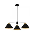 Quoizel Lighting ALS5032MBK Alscott 3-Lumières 300W Noir mat Lustre