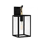 Lanterne d'extérieur Quoizel Lighting ANC8407MBK Anchorage 1-Lumière 100W Noir mat