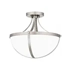 Plafonnier semi encastré Quoizel Lighting ATB1714MBK Antebellum 2-Lumières 200W Noir mat
