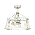 Ventilateur de plafond 22" Quoizel Lighting Barlow BAW3122WS 32W Laiton patiné