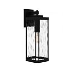 Lanterne d'extérieur Quoizel Lighting BCR8407MBK Balchier 1-Lumière 100W Noir mat