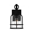 Quoizel Lighting BWE8406EK 1 Lumière Noir de terre 100W Bowles Lanterne d'extérieur