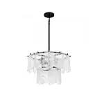 Quoizel Lighting CAS2824MBK Cassidy 5-Lumières 500W Suspendu