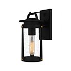 Lanterne d'extérieur Quoizel Lighting CLI8406EK Clifton 1-Lumière 100W Terre noire