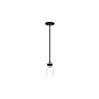 Mini suspendu Conrad Quoizel Lighting CRD1505BN 100W 1 lumière nickel brossé