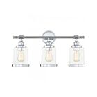 Vanité Dixie Quoizel Lighting Dix8623C 300W 3-Lumières Chrome Poli
