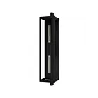 Quoizel Lighting DLE8407MBK Dale 2-Lumières 200W Noir mat Lanterne murale extérieure