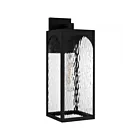 Quoizel Lighting DLG8407MBK Dallington 1-Lumière 100W Noir mat Lanterne murale extérieure