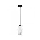 Quoizel Lighting FOG1505MBK Fogel 1-Lumière 60W Noir mat Suspendu