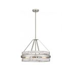 Suspendu Gadsen Quoizel Lighting GDN2820BN 400W 4 lumières Nickel brossé