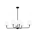 Éclairage pour îlot Quoizel Lighting Gallagher GGR642MBK 360W Noir mat