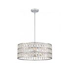 Quoizel Lighting GIB2820C 4 Lumières Chrome poli 400W Gibson Suspendu