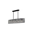 Quoizel Lighting GIB542MBK Gibson 5-lumières 500W Noir mat Lustre