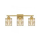 Quoizel Lighting GIB8622AB 3 lumières Laiton vieilli 300W Gibson Applique de salle