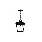 Quiozel Lighting HUK1910EK Frankie 4-lumières 100 Watt Noir Terre Suspendu