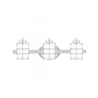 Vanité Hazlett Quoizel Lighting Hzt8623C 300W 3-Lumières Chrome Poli