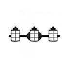 Vanité Hazlett Quoizel Lighting Hzt8623Mbk 300W 3-Lumières Noir Mat