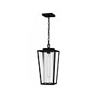Quiozel Lighting JET1509MBK Huck 1-lumière 60 Watt Noir mat Suspendu