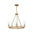 Chandelier Kelleher Quoizel Lighting KEL5025NWS 300W 5-Lumières Nouveau peint Laiton patiné