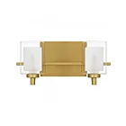 Quoizel Lighting KLT8602BRGLED Kolt 2-Lumièress 8W Or brossé Lampe de bain