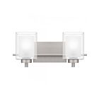 Luminaire de vanité à Kolt Quoizel Lighting KLT8902BN 2-Lumières 200W Nickel brossé