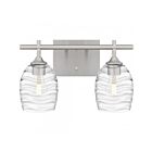 Quoizel Lighting Lucy LCY8615BN 2-Lumières Nickel brossé 200W Luminaire de vanité